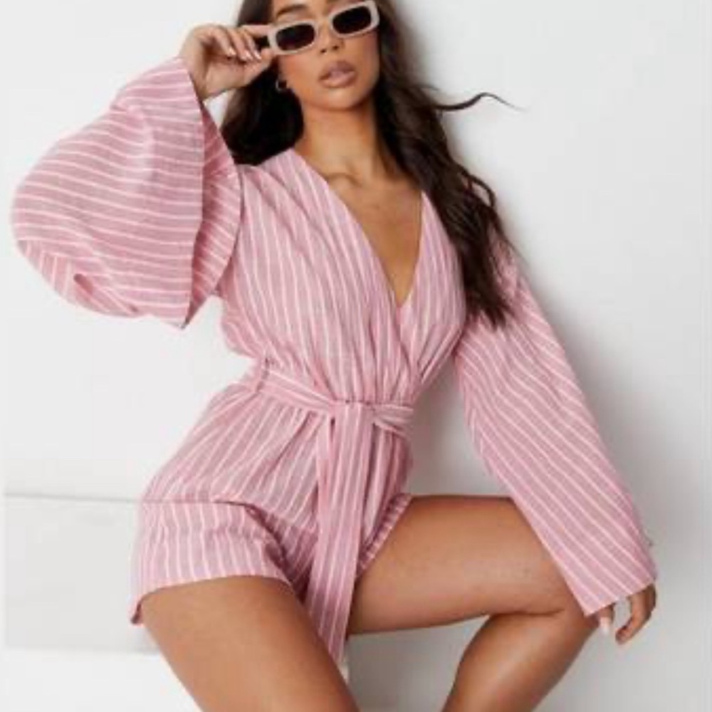 Missguided Stripe Romper